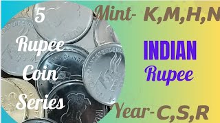 2017 5 Rupee Coin| 5 Rupee Coin 2017| 5 Rupee Coin Series