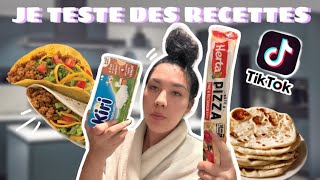 JE TESTE DES RECETTES TIKTOK et c’est INCROYABLE (cheese naan, pâtes à pizza…)