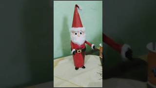 Merry Christmas | Easy Santa making 🎅 🧑‍🎄 🌲#youtubeshorts #merrychristmas #bestoutofwaste