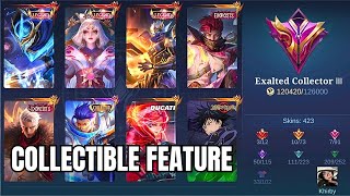 NEW COLLECTIBLE SKIN FEATURE IN MLBB