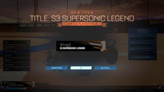 ALL SEASON 3 REWARDS + SSL/GC TITLES (INSANE DECAL) l ROCKET LEAGUE