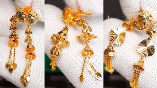 new model earrings designs 2023 gold daily wear