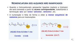 Alquinos - Nomenclatura  - Parte 2