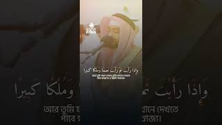 সুরা ইনসান/দাহর ১৯-২২ | আহমাদ আল-নুফাইস #emotional_recitation #nufais #quran #shortsvideo #reels