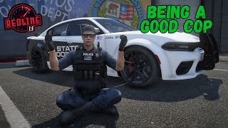 Being a GOOD Cop in GTA RP - RedlineRP