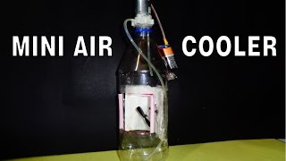 How to make powerful Mini Air Cooler from plastic bottle DIY