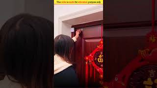 Automatic Door Closer 🤯 Wood working with art handcraft ideas | skill-art #shorts