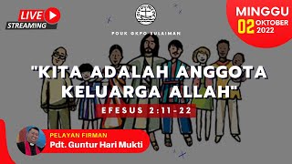 Ibadah Live Streaming | Minggu 02 Oktober 2022 | Perjamuan Kudus HPKD & HPII | POUK GKPO Sulaiman |