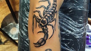 SPIDER AND SCORPION TATTOO | DAMASO TATTOO