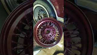 Lowrider 1977 lincoln, I built in 1995 is getting Reborn ,and it Starts with the wheels!,pt1