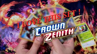 I LOVE THIS SET!! (Crown Zenith ETB Opening)