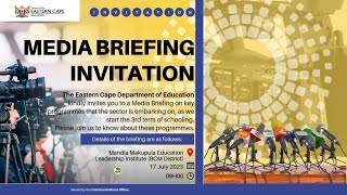 MEDIA BRIEFING INVITATION