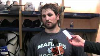 Feb 26 2011 Toronto Marlies Post Game Interview Aaron Voros