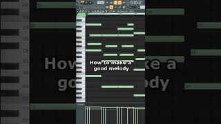 How to make a good melody🔥 #shorts #flstudio #producer