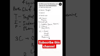 NEET PG #biochemistry MCQ || Gluconeogenesis || Substrate for Gluconeogenesis