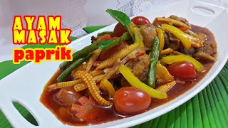 Ayam Masak Paprik sedap dan mudah