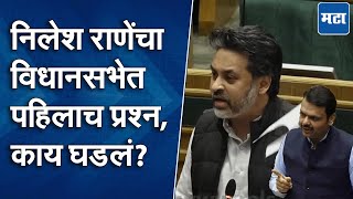 Devendra Fadnavis on Nilesh Rane | लोकसभेतून विधानसभेत आलेत, फडणवीसांनी निलेश राणेंना नियम समजावला