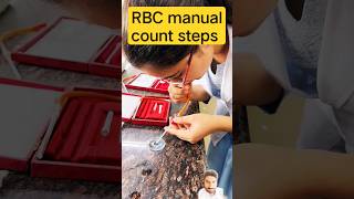 manual test , rbc manual test, rbc manual count procedure #labtech #mltclasses #microscope #dmlt