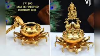 Matte finish  KUMKUM BOX & AGARPATTHI STAND|| pooja agarpatthi stand and kumkum box