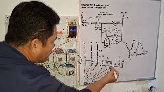 complete diagram of wye delta connection