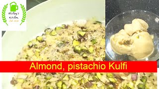 Almond, pistachio Kulfi