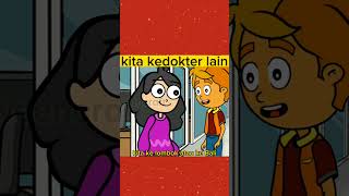 cerita lucu periksa ke dokter #shorts #lucu #animasi #tweencraft