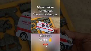 membersihkan mainan berlumpur mobil senjata mainan topeng robet #shorts #viral  #trendingshort