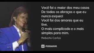 Roberto carlos - Voce foi - (  OFICIAL)