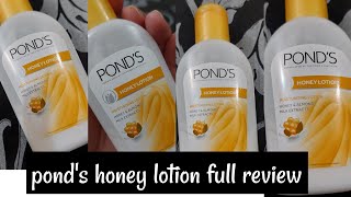 Ponds Honey lotion ||review for dry,oily and combination skin