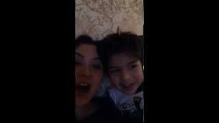 Jaci Velasquez and her son Singing to you "Merry Christmas"