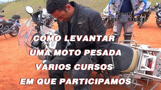 Como Levantar uma  moto, como levantar uma BMW , Triumph, Honda, Yamaha  , Big Trail vários cursos