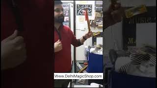 Teaching Chinese stick in magic workshop held in Delhi Magic Shop