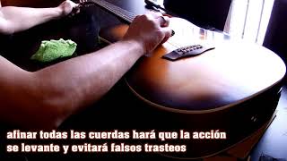 Como ajustar accion guitarra acustica