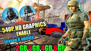 Config 540p graphic in codm 6s | HOW TO UNLOCK MAX GRAPHIC in cod mobile | fix lag config