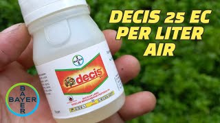 Cara Penggunaan Insektisida DECIS 25 EC Per 1 Liter Air, Bahan Aktif: Deltametrin