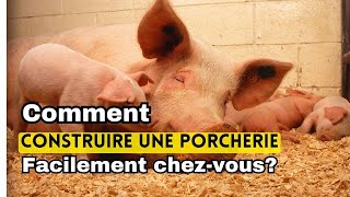 Comment construire une PORCHERIE facilement chez-vous?(how to build pigsty easily at your home?)