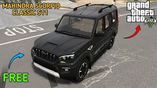 MAHINDRA SCORPIO CLASSIC S11 2023 FOR GTA 5 FREE