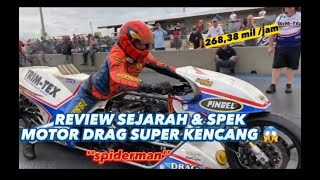 SEJARAH MOTOR DRAG RACE SUPER KENCANG ‼ PEMECAH REKOR  DUNIA 😱