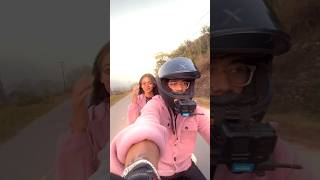 Love song 😍 romantic Couple's bike ride whatsapp status||#short#love #status#bike#viral #ytshorts