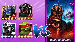 TMNT Legends Raph, Shredder Classic, Leo Larp, Mutagen Man VS House Of Kraang