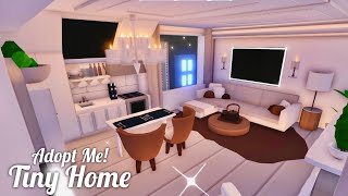 TINY HOME - Cozy Boho Aesthetic City Apartment - Adopt Me - Roblox - Tour & Speed Build