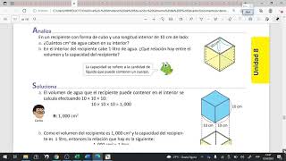 ESMATE SEXTO GRADO CLASE 1.8 UNIDAD 8