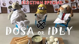 Idly vs Dosa (Tamil) | இட்லி vs தோசை | Election day special | vote for best food