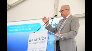 Curbelo: “El cierre del anillo eléctrico reforzará la seguridad energética de La Gomera”