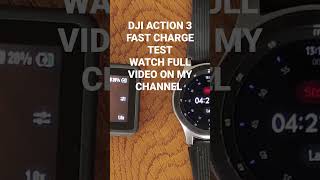 DJI ACTION 3 FAST CHARGE TEST