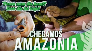 Saímos Para Pescar Piranhas e Encontramos um Jacaré - 1º Dia na Floresta Amazônica