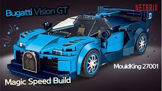 몰드킹 부가티 비전 GT 스피드 챔피언 ⚡️ MouldKing 27001 Bugatti Vision GT Speed Champions - Speed Build & Review