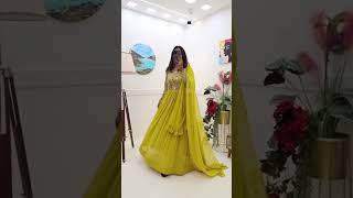 ORDER NO👜 7888654301 partywear gown❤ #viral #youtubeshorts #stylebajar #gown #fashion