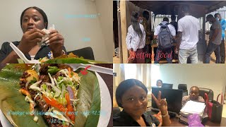 A day in the Life of a National Service personnel in Ghana 🇬🇭 2021 :Ghana vlog