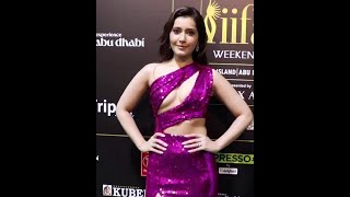 Actress Rashi Khanna in a stunning hot costume during the recent award function